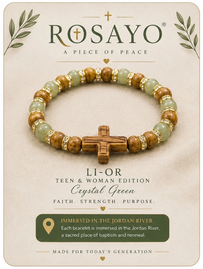 ROSAYO Li-Or Teen & Woman Edition – Crystal Green Bracelet