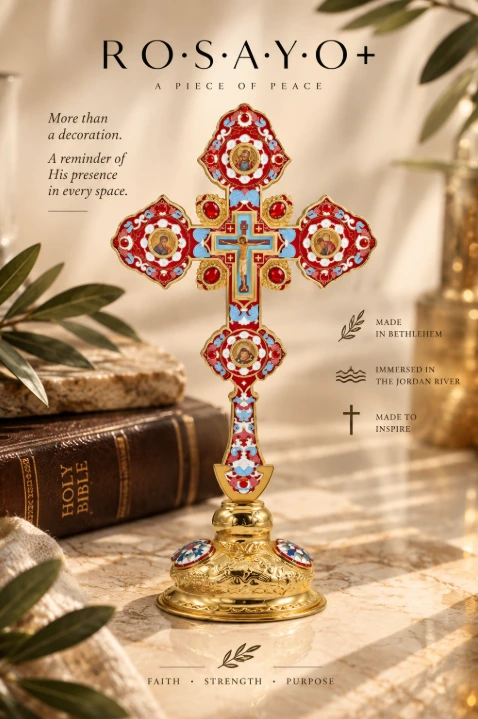 ROSAYO Sacred Presence Cross – Standing Edition