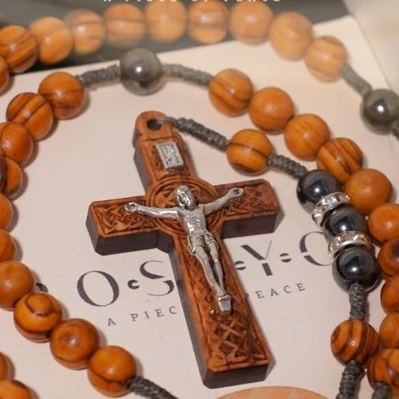 Silver Rosary – Silent Prayer (Hematite)